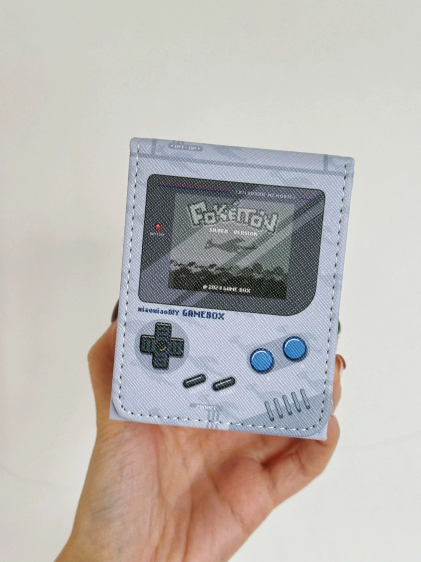 PU Gameboy Deck box for Pokemon Lorcana MTG Duel Master Vanguard One Piece Union Arena Digimon Sorcery Weiss