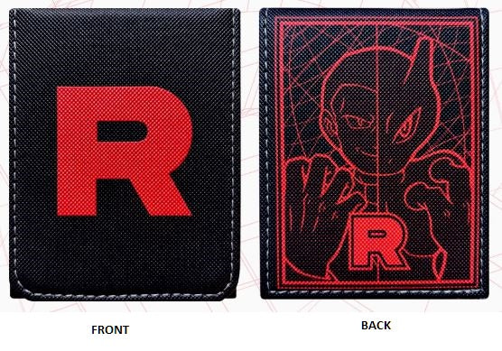 PU Team Rocket Deck box for Pokemon Lorcana MTG Duel Master Vanguard One Piece Union Arena Digimon Sorcery Weiss