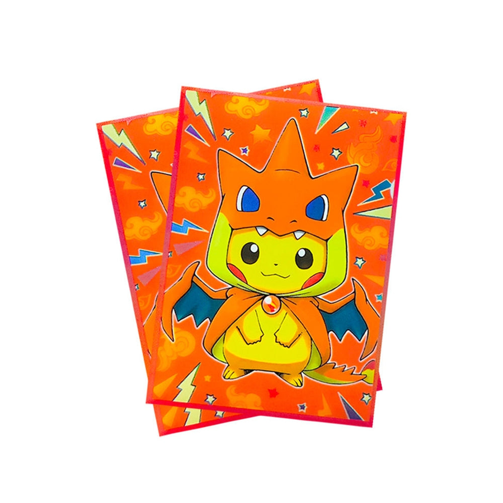Foil Pikachu Charizard Poncho Anime/Doujin Card Sleeve for Pokemon, Yugioh, Vanguard, MTG, Weiss and One Piece