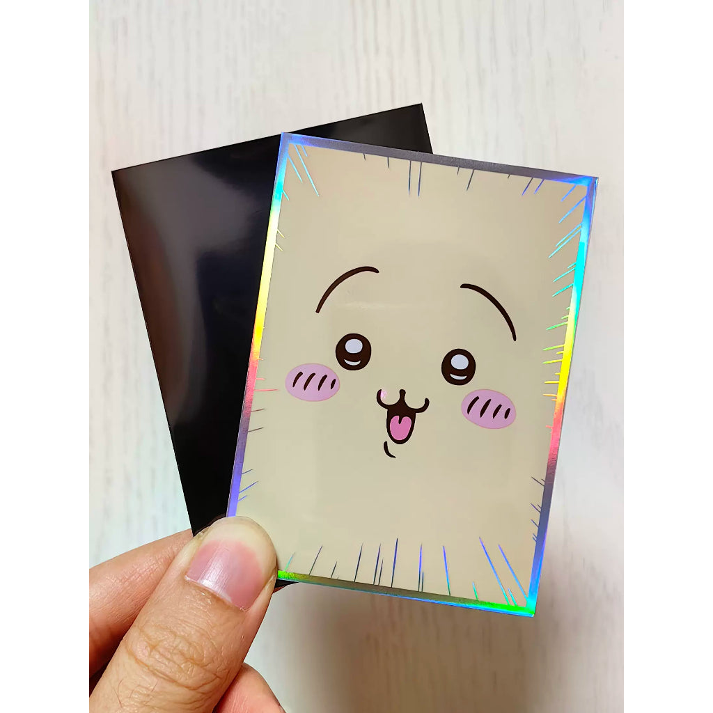 Foil CHIIKAWA USAGI Anime card sleeve for Pokemon Yugioh Vanguard MTG Duel Master Digimon One Piece Lorcana Sorcery
