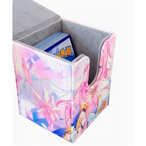 Elysia Honkai Impact Deckbox for Pokemon Lorcana MTG Duel Master Vanguard One Piece Union Arena Digimon Sorcery Weiss