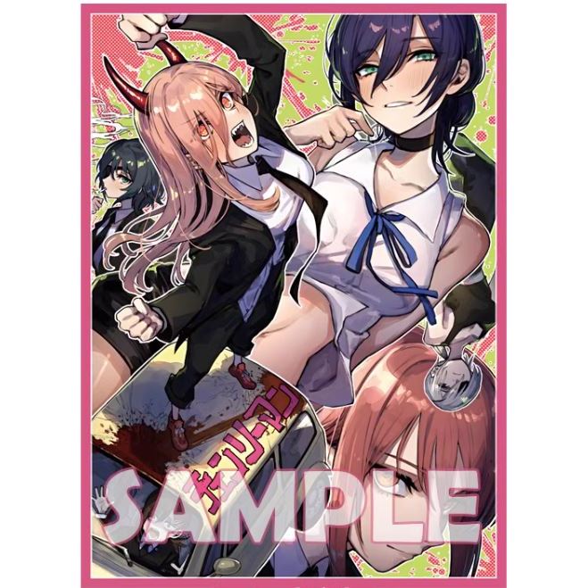 Chainsaw Man Makima Nayuta Power Reze Card Sleeve for EDH MTG Flesh and Blood Pokémon One Piece Digimon Lorcana