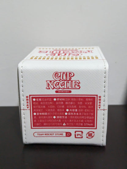 PU Slowpoke Cup Noodle Deck box for Pokemon Lorcana MTG Duel Master Vanguard One Piece Union Arena Digimon Sorcery Weiss