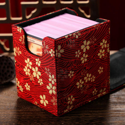 Japanese Traditional Print Deck box (Can fit 100+ cards) for EDH MTG Flesh and Blood Pokémon Vanguard Digimon One Piece