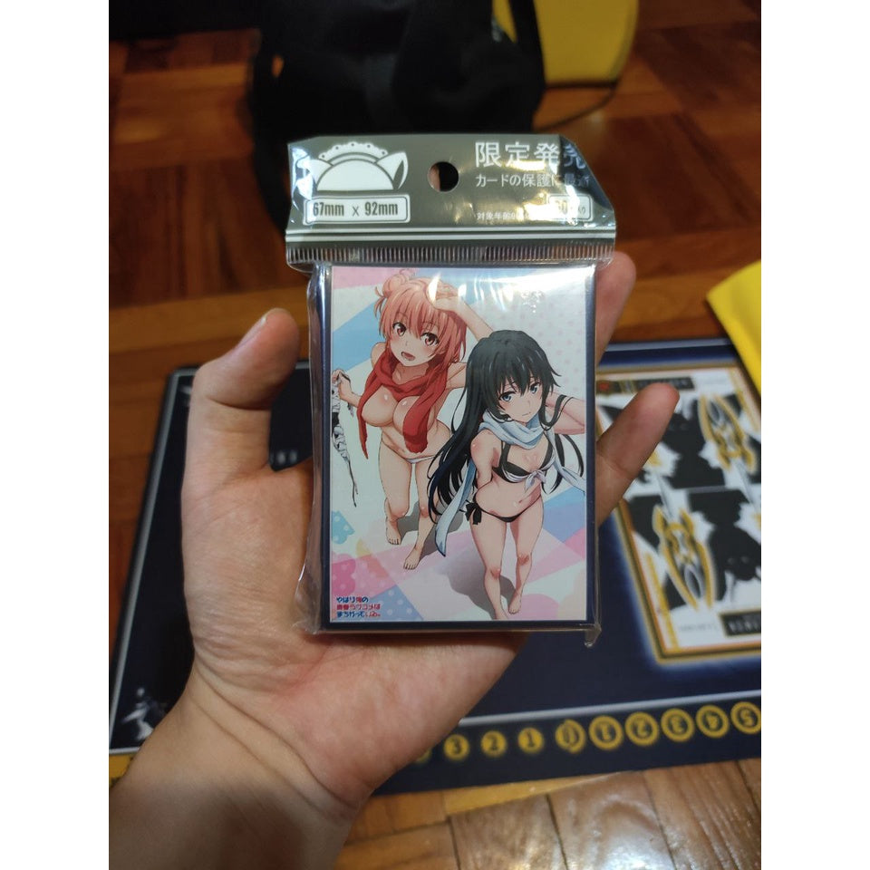 Yukino & Yui Yuigahama OreGairu Card Sleeve for Pokemon, Yugioh, Vanguard, MTG, Weiss and One Piece