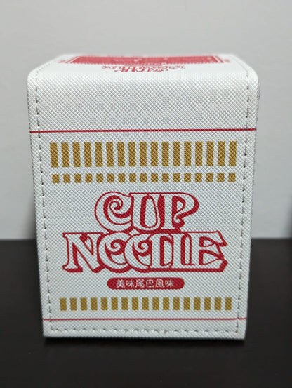 PU Slowpoke Cup Noodle Deck box for Pokemon Lorcana MTG Duel Master Vanguard One Piece Union Arena Digimon Sorcery Weiss