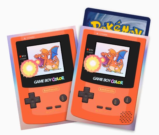Pokemon Gameboy Card Sleeve for Pokemon Vanguard MTG One Piece Union arena