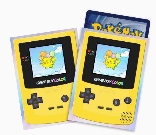 Pokemon Gameboy Card Sleeve for Pokemon Vanguard MTG One Piece Union arena
