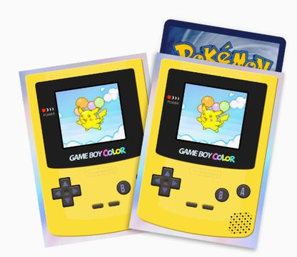 Pokemon Gameboy Card Sleeve for Pokemon Vanguard MTG One Piece Union arena