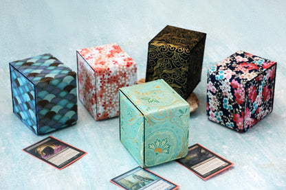 Geisha Kimono Deck box (Can fit 100+ cards) for EDH MTG Flesh and Blood Pokémon Vanguard Digimon One Piece