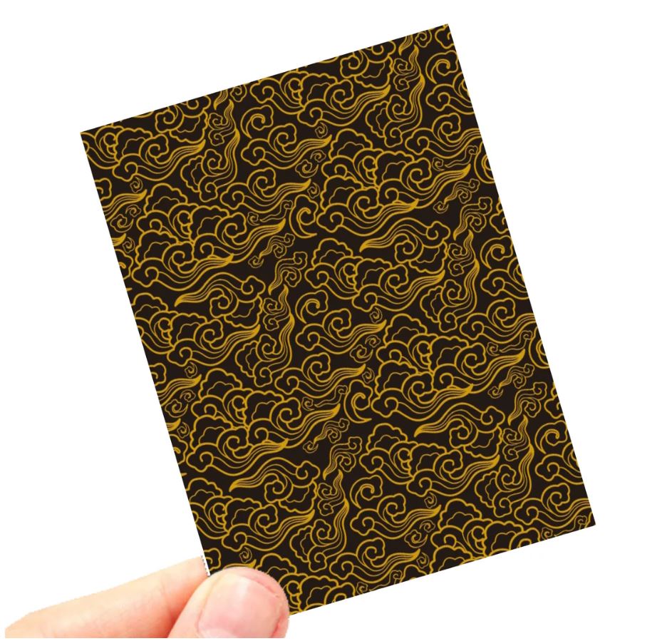 Geisha Kimono Print Card Sleeve for EDH MTG Flesh and Blood Pokémon One Piece Digimon Lorcana