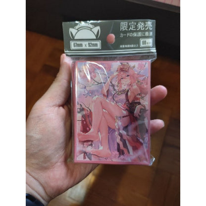 Yae Miko Genshin Impact Anime/Doujin card sleeve for Pokemon, Vanguard, MTG, Weiss, Duel Master, Digimon