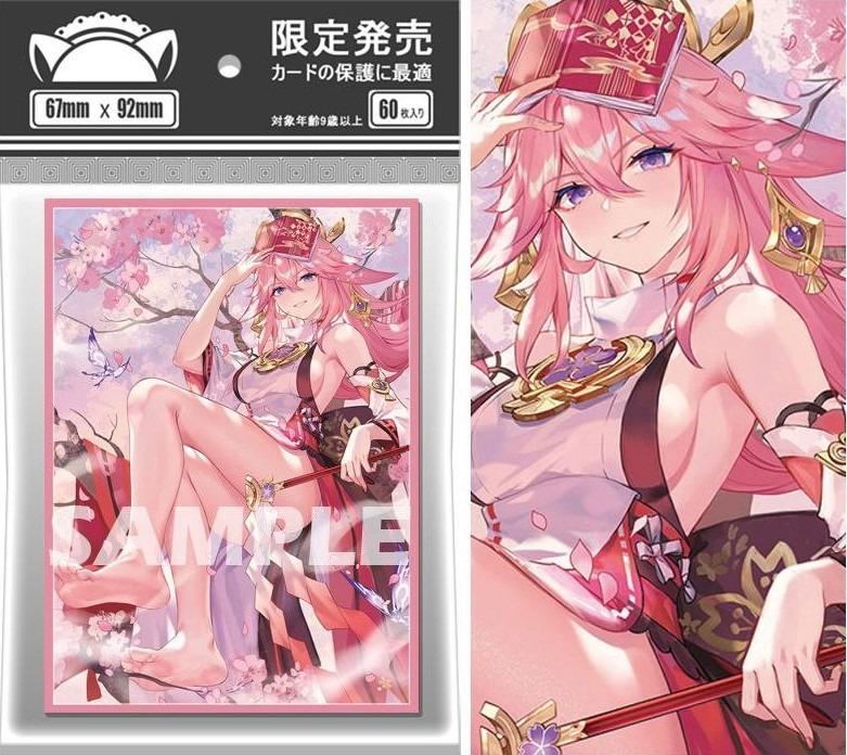 Various Characters Genshin Impact Anime/Doujin Card Sleeve for Pokemon, Yugioh, Vanguard, MTG, Weiss and One Piece