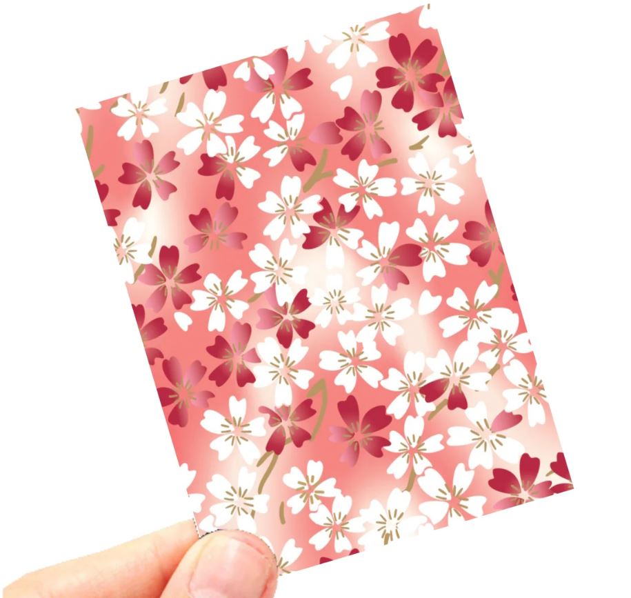 Geisha Kimono Print Card Sleeve for EDH MTG Flesh and Blood Pokémon One Piece Digimon Lorcana