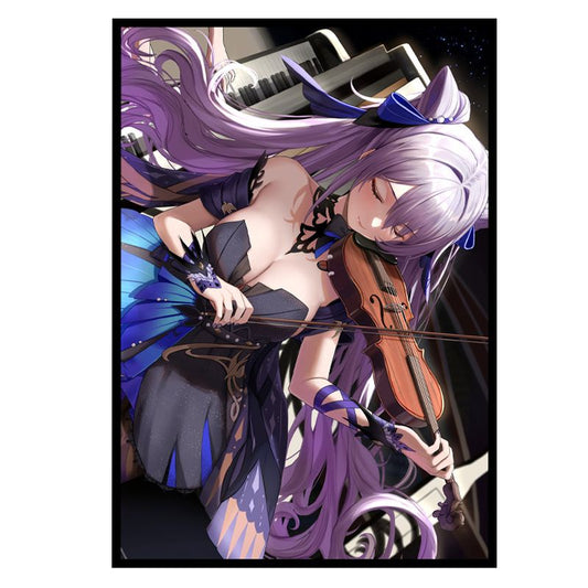 Genshin Impact Ke Qing Violinist Concert Dress TCG Anime Card Sleeve for Pokemon, Yugioh, Vanguard, MTG and One Piece