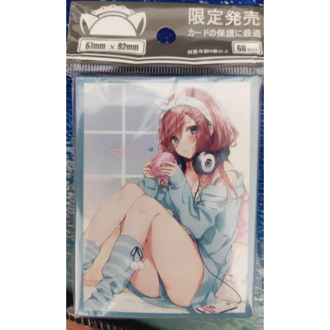 Miku Nakano The Quintessential Quintuplets Anime Card Sleeve for Pokemon, Yugioh, Vanguard, MTG and One Piece