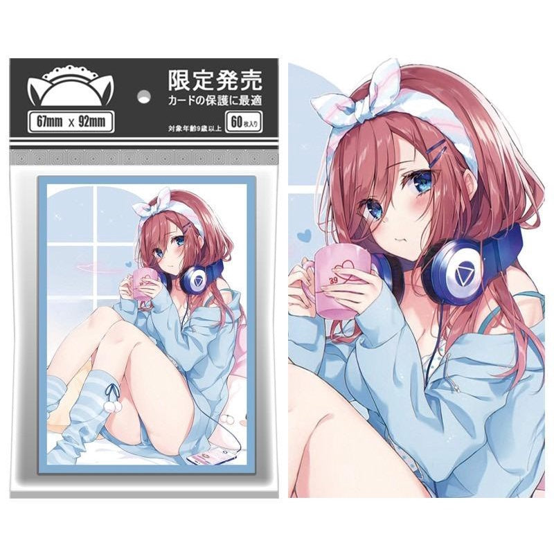 Miku Nakano The Quintessential Quintuplets Anime Card Sleeve for Pokemon, Yugioh, Vanguard, MTG and One Piece