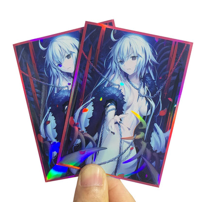 Foil  Jeanne d'Arc FGO Fate Anime Card Sleeve for Pokemon Yugioh Vanguard Battle Spirits MTG One Piece Union arena