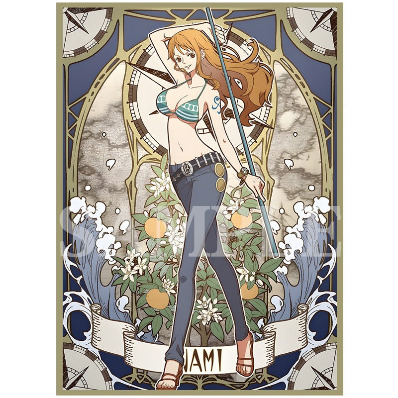 One Piece Yamato Uta Nami Robin Anime/Doujin Card Sleeve for Pokemon, Yugioh, Vanguard, MTG, Weiss and One Piece