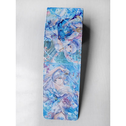 PU Ayaka Genshin Impact Anime Deckbox for Pokemon Yugioh Vanguard One Piece Union Arena Flesh and Blood