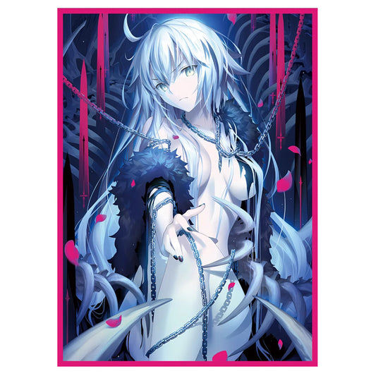 Foil  Jeanne d'Arc FGO Fate Anime Card Sleeve for Pokemon Yugioh Vanguard Battle Spirits MTG One Piece Union arena