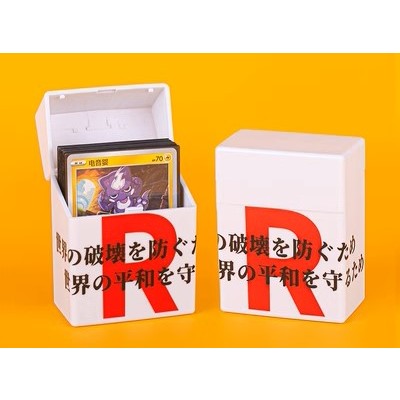 Plastic Pokemon Pokeball Design Deckbox for Pokemon Lorcana MTG Duel Master Vanguard One Piece Union Arena