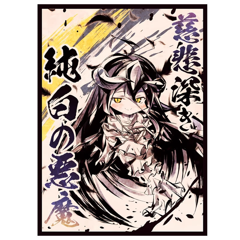 Matte Albedo Chibi Anime Card Sleeve Pokemon Yugioh Vanguard Battle Spirits MTG Duel master One piece Union Arena