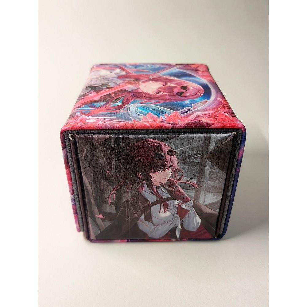 PU Kafka Honkai Star Rails Anime Deckbox for Pokemon Yugioh Vanguard One Piece Union Arena Flesh and Blood Lorcana