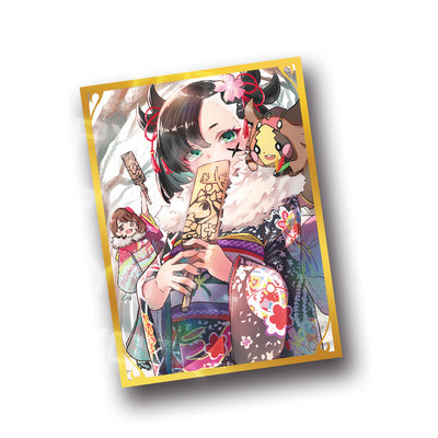 Marnie Kimono Pokemon waifu Anime Card Sleeve for Pokemon Yugioh Vanguard Battle Spirits MTG Duel master One Piece