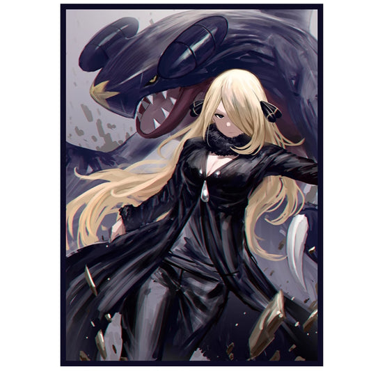 Matte Cynthia Waifu Anime Card Sleeve Pokemon Yugioh Vanguard Battle Spirits MTG Duel master One piece Union Arena