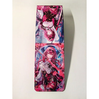 PU Kafka Honkai Star Rails Anime Deckbox for Pokemon Yugioh Vanguard One Piece Union Arena Flesh and Blood Lorcana