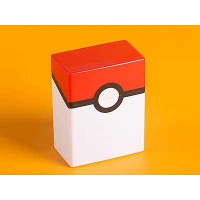 Plastic Pokemon Pokeball Design Deckbox for Pokemon Lorcana MTG Duel Master Vanguard One Piece Union Arena