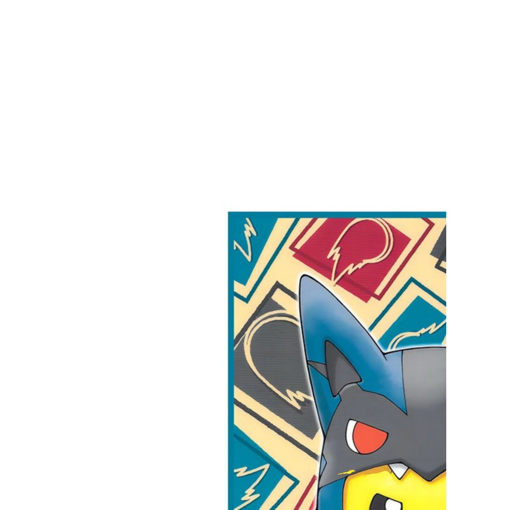 Foil Pikachu Lucario Poncho Anime/Doujin Card Sleeve for Pokemon Yugioh Vanguard MTG Weiss Lorcana Digimon One Piece