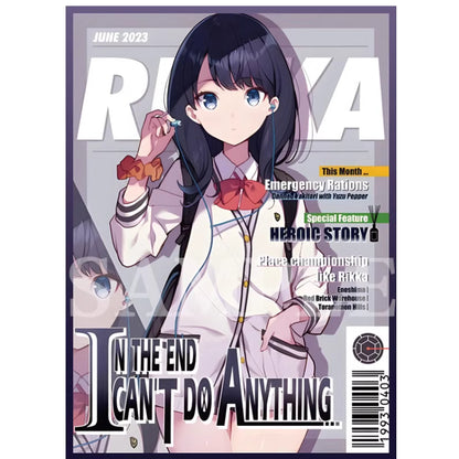 Foil Rikka Akane SSSS Gridman Doujin Anime card sleeve for Pokemon Yugioh Vanguard MTG Weiss Digimon One Piece Lorcana