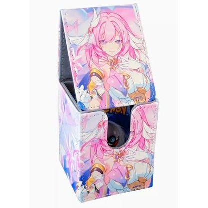 Elysia Honkai Impact Deckbox for Pokemon Lorcana MTG Duel Master Vanguard One Piece Union Arena Digimon Sorcery Weiss