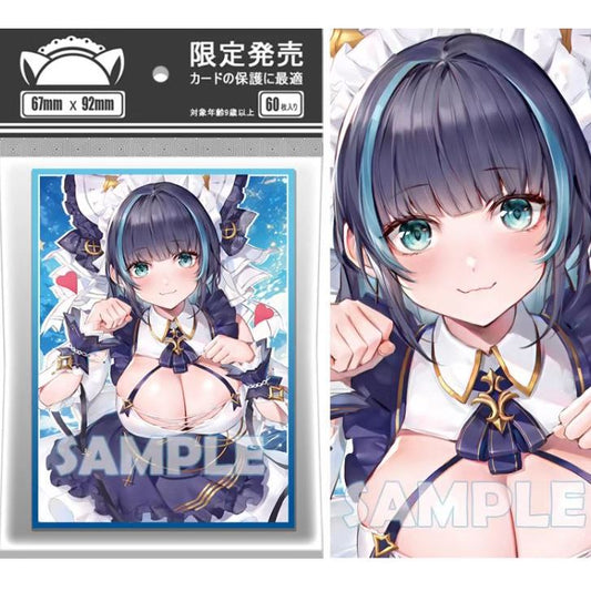 Azur Lane Chesire Foil Anime Card Sleeve for EDH MTG Flesh and Blood Pokémon One Piece Digimon Lorcana