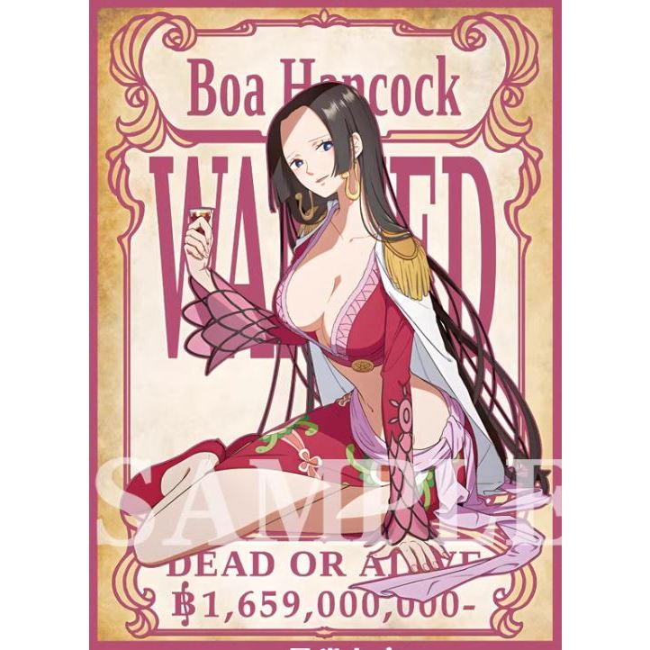 One Piece Nami Boa Hiyori Bonney Foil Anime Card Sleeve for EDH MTG Flesh and Blood Pokémon One Piece Digimon Lorcana