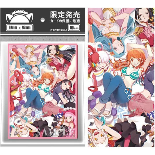 One Piece Nami Boa Yamato Uta Robin Foil Anime Card Sleeve for EDH MTG Flesh and Blood Pokémon One Piece Digimon Lorcana