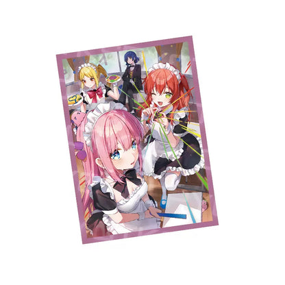 Foil Maid Cafe Bocchi the Rock Doujin Anime Card Sleeve for EDH MTG Flesh and Blood Pokémon One Piece Digimon Lorcana