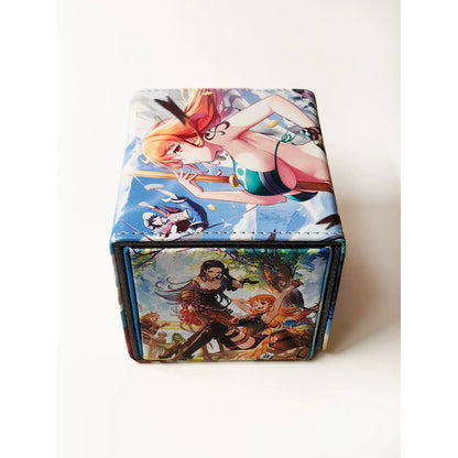 PU Nami Anime Deckbox for Pokemon Lorcana MTG Duel Master Vanguard One Piece Union Arena Digimon Sorcery Weiss