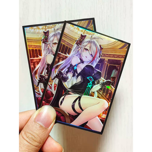 Foil Prinz Eugen Azur Lane Anime Card Sleeve Pokemon Yugioh Vanguard MTG Duel master One piece Union Arena Lorcana