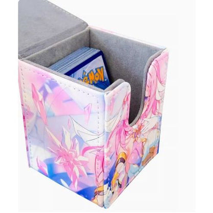 Elysia Honkai Impact Deckbox for Pokemon Lorcana MTG Duel Master Vanguard One Piece Union Arena Digimon Sorcery Weiss