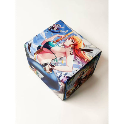 PU Nami Anime Deckbox for Pokemon Lorcana MTG Duel Master Vanguard One Piece Union Arena Digimon Sorcery Weiss