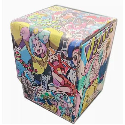 PU Pokemon lillie Anime Deckbox for Pokemon Lorcana MTG Duel Master Vanguard One Piece Union Arena Digimon Sorcery Weiss