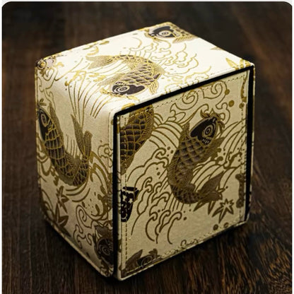 Japanese Traditional Print Deck box (Can fit 100+ cards) for EDH MTG Flesh and Blood Pokémon Vanguard Digimon One Piece