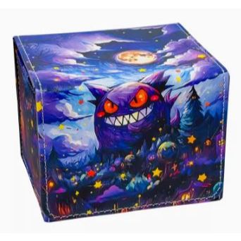 Pokemon Gengar Deck Box Deck Case for Pokemon Yugioh Vanguard MTG Weiss Duel Master Digimon One Piece