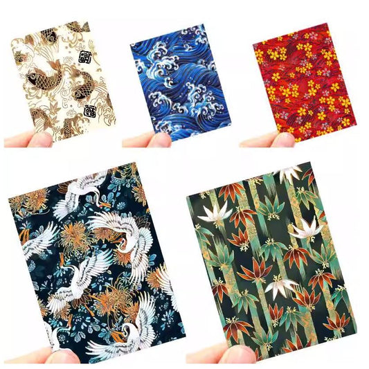 Japan Traditional Print Card Sleeve for EDH MTG Flesh and Blood Pokémon One Piece Digimon Lorcana