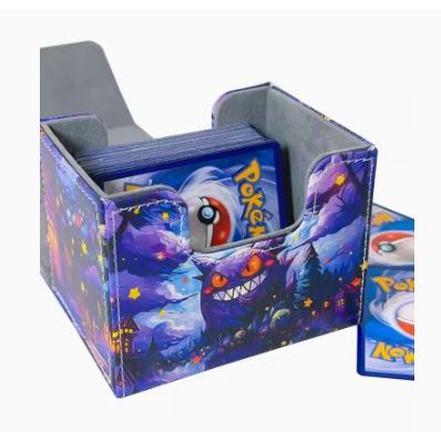 Pokemon Gengar Deck Box Deck Case for Pokemon Yugioh Vanguard MTG Weiss Duel Master Digimon One Piece