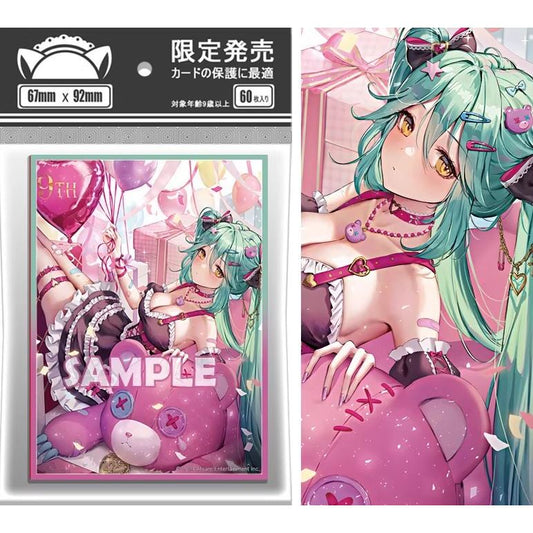 Hatsune Miku Foil Card Sleeve for EDH MTG Flesh and Blood Pokémon One Piece Digimon Lorcana