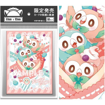 Pokemon Rowlet Card Sleeve for EDH MTG Flesh and Blood Pokémon One Piece Digimon Lorcana